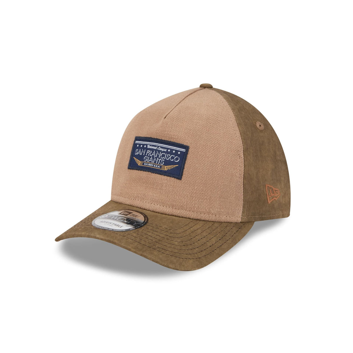 San Francisco Giants Utility Linen 9TWENTY A-Frame Adjustable Hat