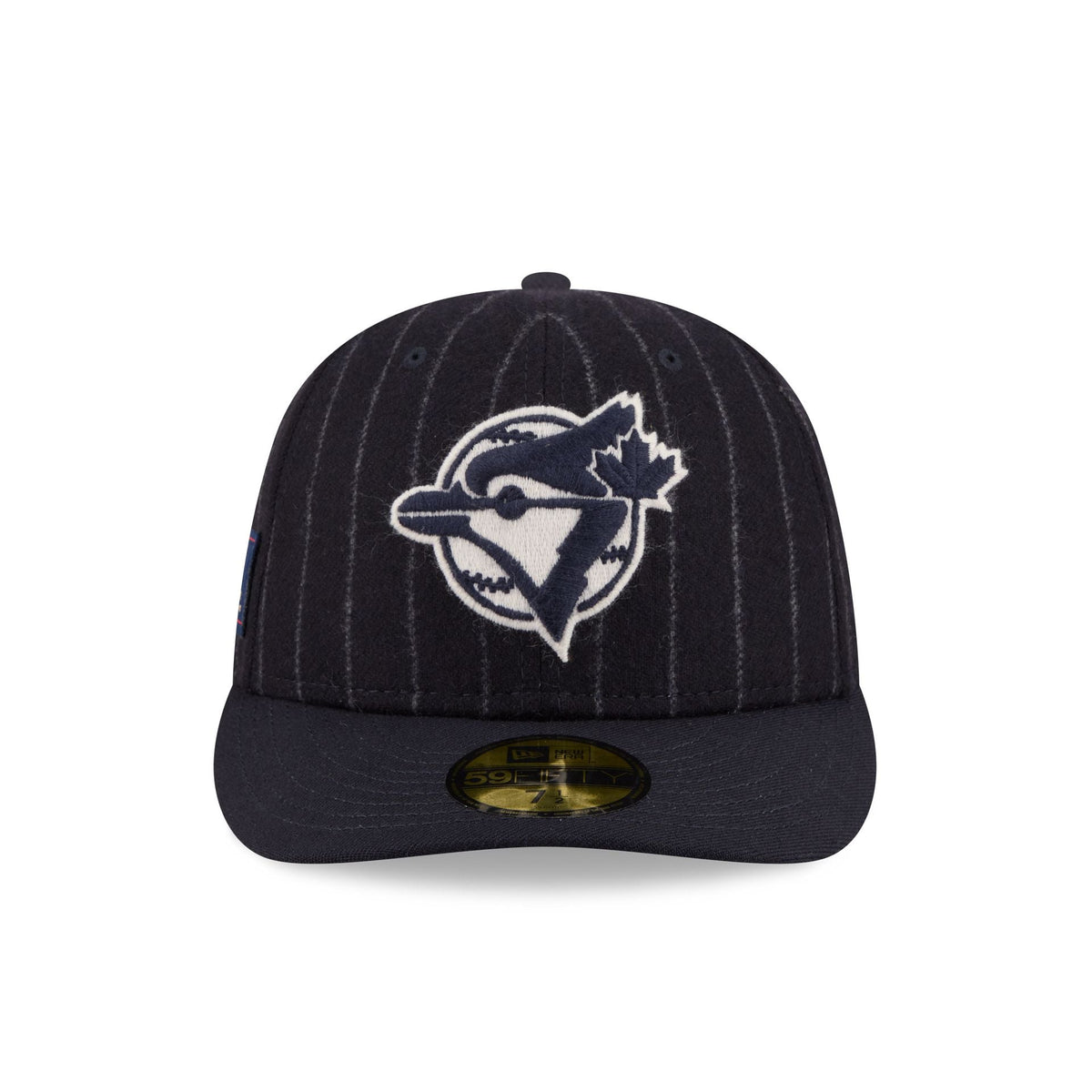 Toronto Blue Jays Pinstripe Merino & Cashmere Moon 59FIFTY Fitted Hat