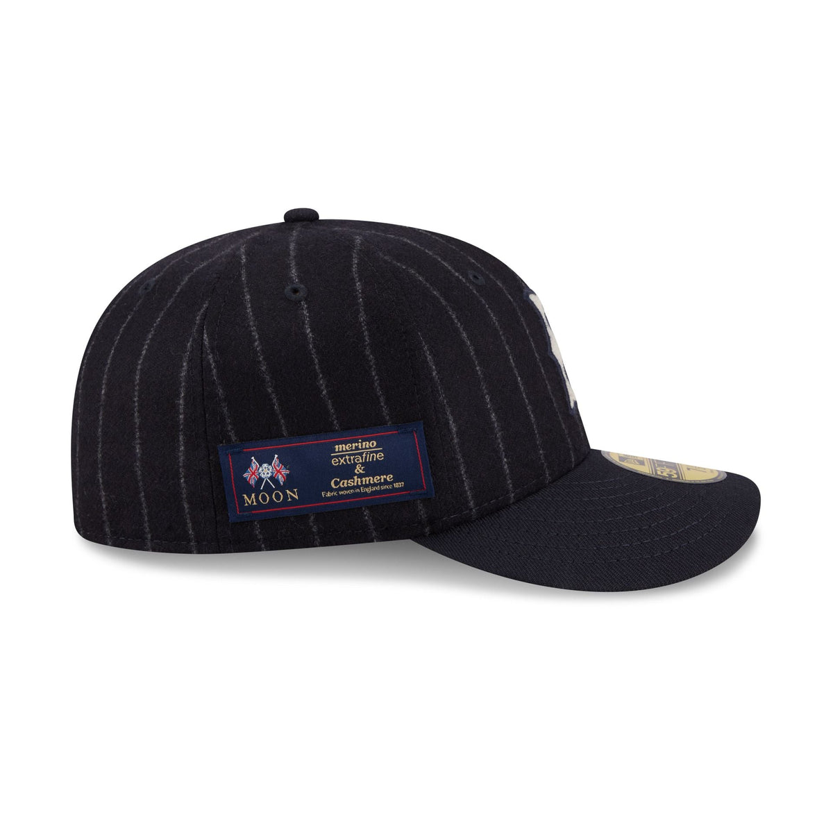 Boston Red Sox Pinstripe Merino & Cashmere Moon 59FIFTY Fitted Hat