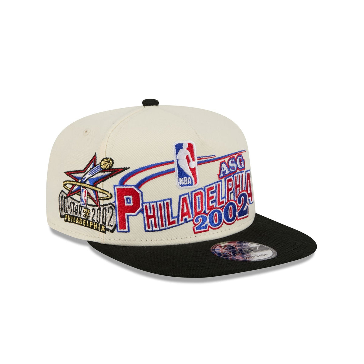 Philadelphia 76ers Hardwood Classics 2002 All-Star Game 9FIFTY A-Frame Snapback Hat
