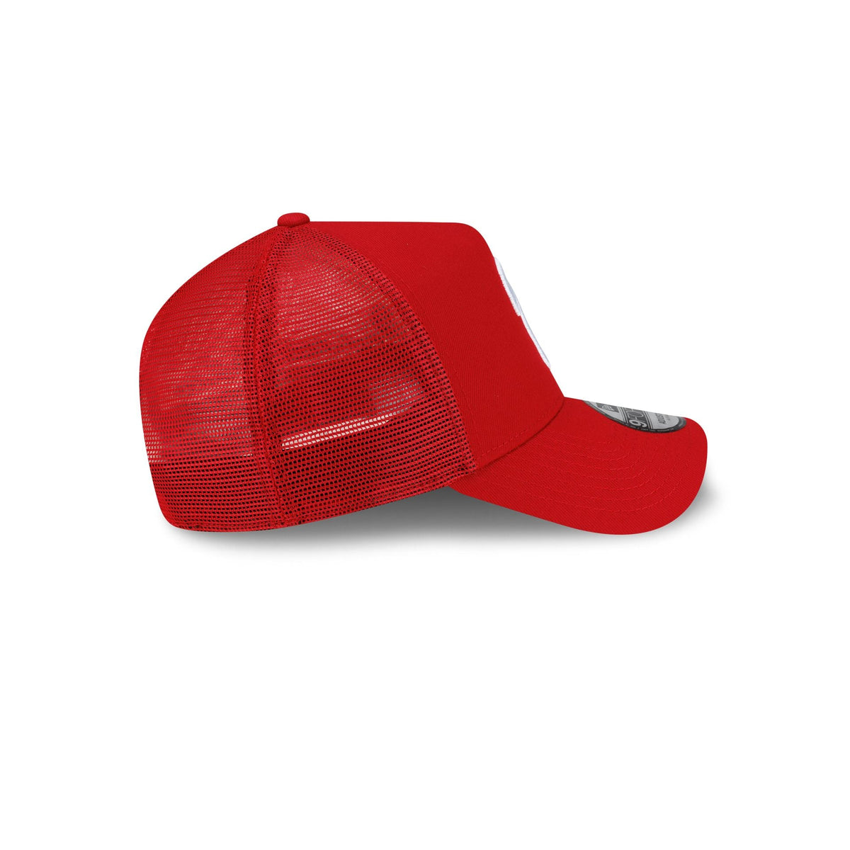 Philadelphia Phillies Side Script 9FORTY A-Frame Trucker Hat