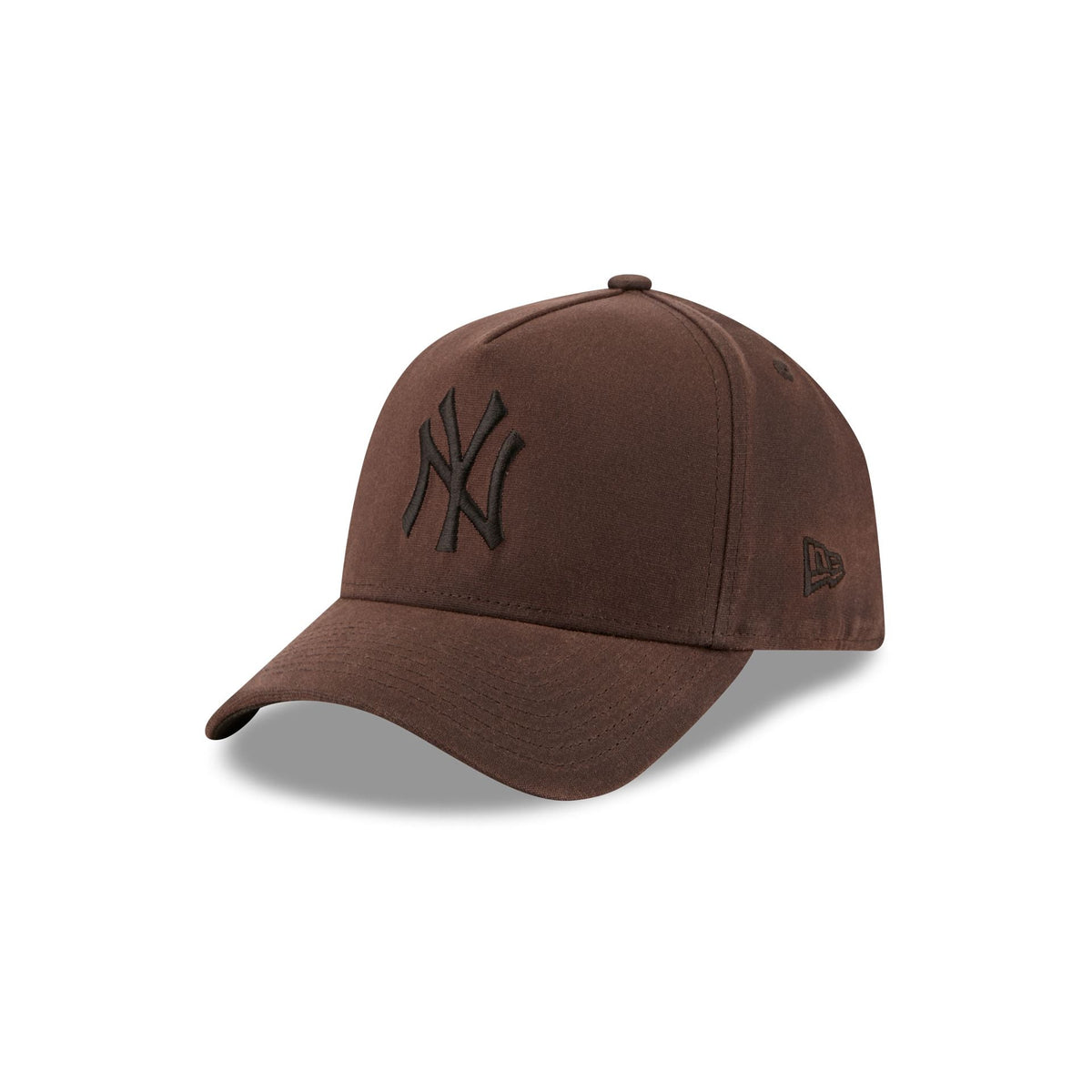 New York Yankees Waxed Canvas Brown 59FORTY A-Frame Fitted Hat