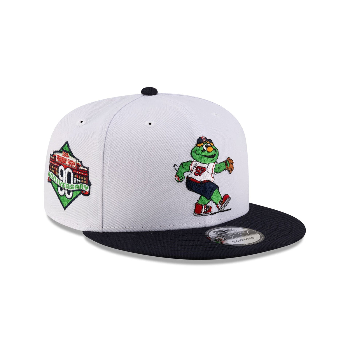 Boston Red Sox Mascot White 9FIFTY Snapback Hat