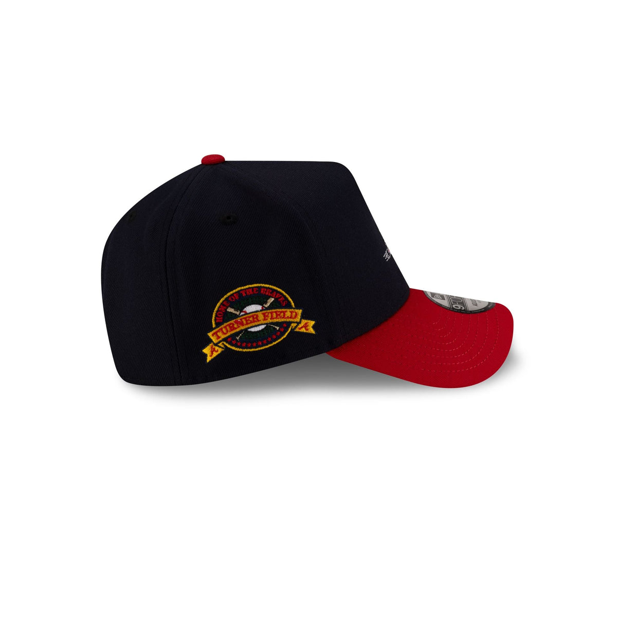 Atlanta Braves Mascot Navy 9FORTY A-Frame Snapback Hat