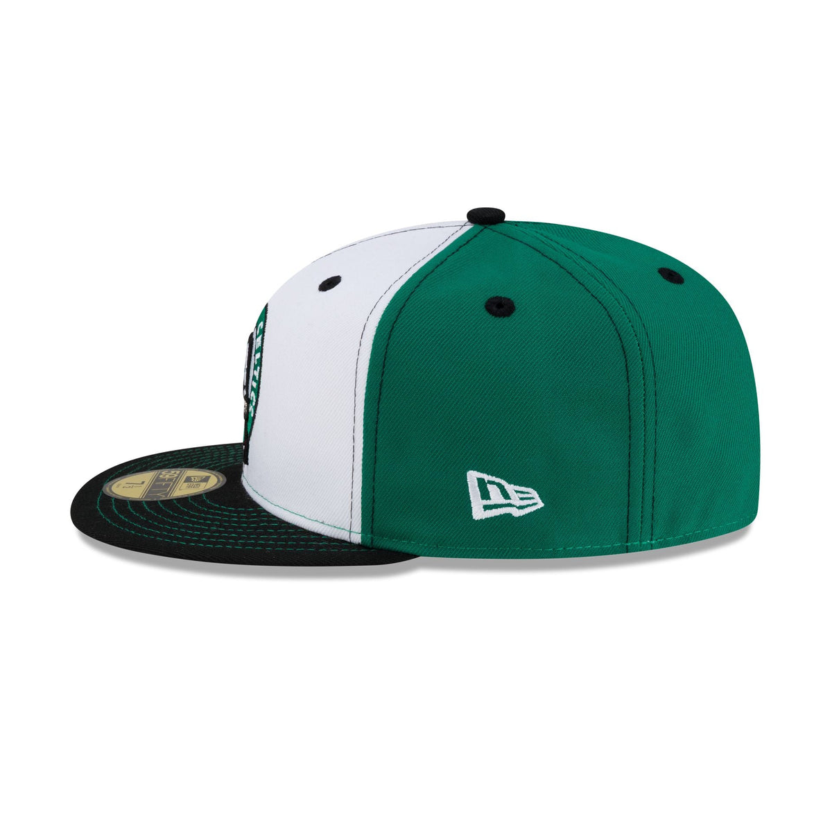 Boston Celtics Hardwood Classics 2000s White Stitch 59FIFTY Fitted Hat