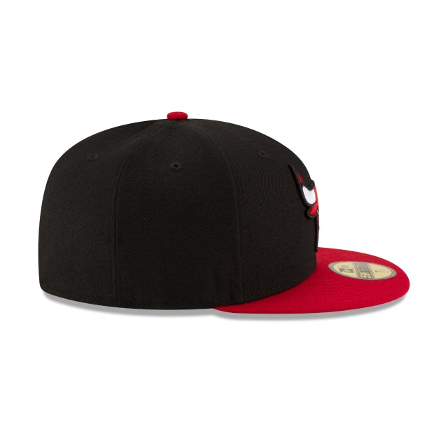 Chicago Bulls 2Tone Black 59FIFTY Fitted Hat