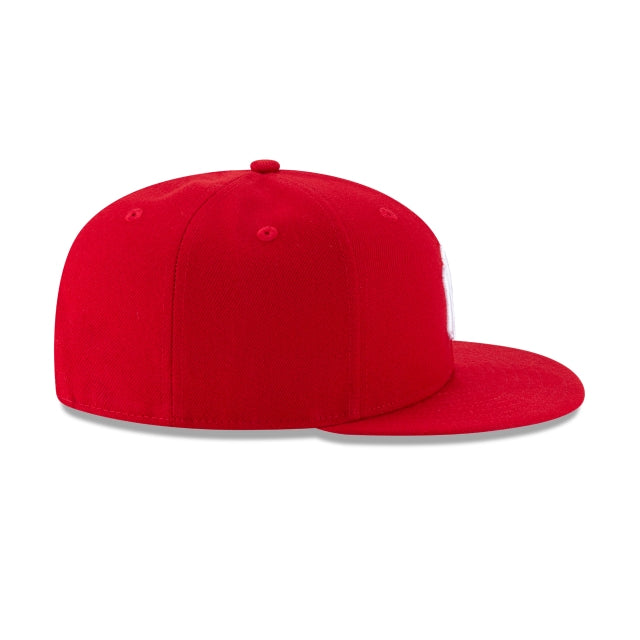 New York Yankees Basic Scarlet 9FIFTY Snapback Hat