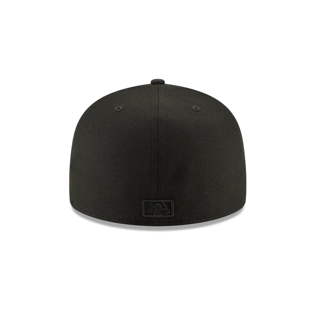 Texas Rangers Blackout Basic 59FIFTY Fitted Hat