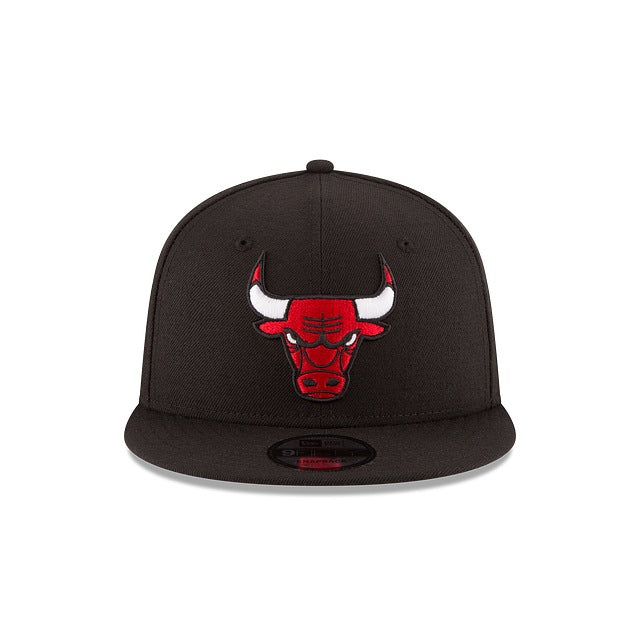 Chicago Bulls Black 9FIFTY Snapback Hat