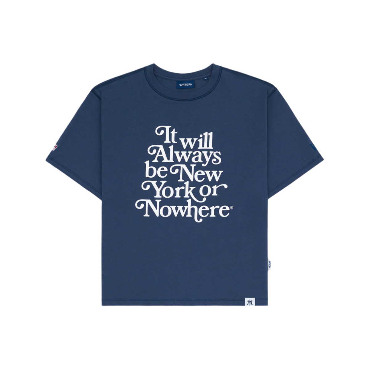 New York or Nowhere x New York Yankees Navy Relaxed Motto Short-Sleeve T-Shirt