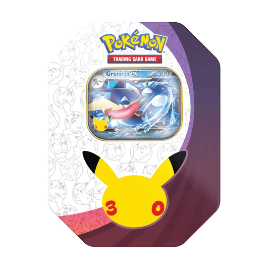 🔥2026 Christmas Gift🎄: 30th Celebration ex Tin (Greninja ex) (Pre-Order)