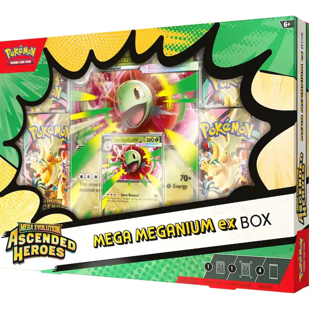🔥2026 Christmas Gift🎄: Mega Evolution - Ascended Heroes Mega Meganium ex Box