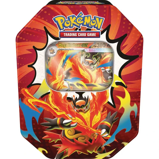 🔥2026 Christmas Gift🎄: Mega Evolution - Ascended Heroes Tin (Mega Emboar ex)