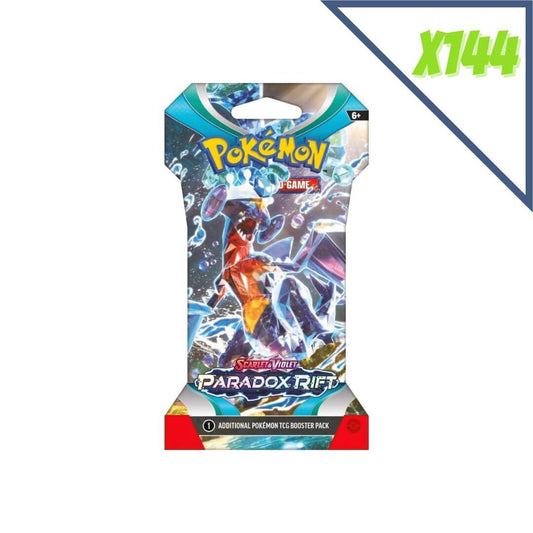 🔥2026 Christmas Gift🎄: Scarlet & Violet - Paradox Rift Sleeved Booster Pack Case (144)