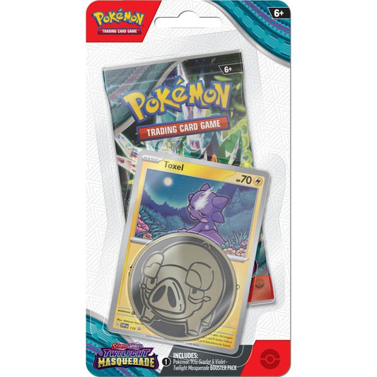 🔥2026 Christmas Gift🎄: Scarlet & Violet - Twilight Masquerade Checklane Blister Pack (Toxel)