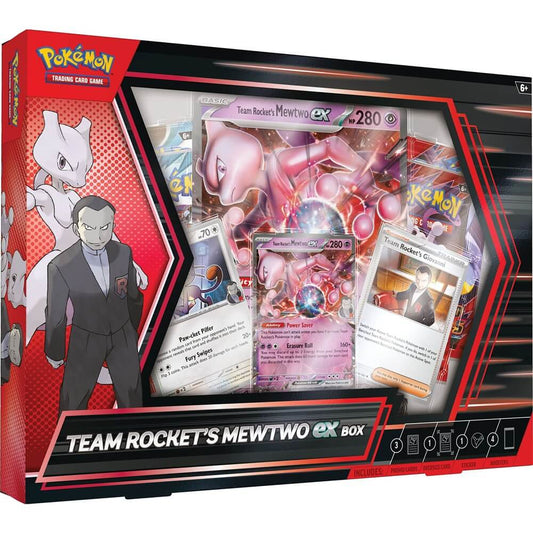 🔥2026 Christmas Gift🎄: Team Rocket's Mewtwo ex Box