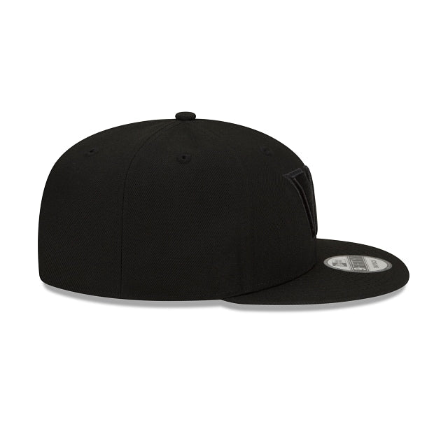 Washington Commanders Black On Black 9FIFTY Snapback Hat