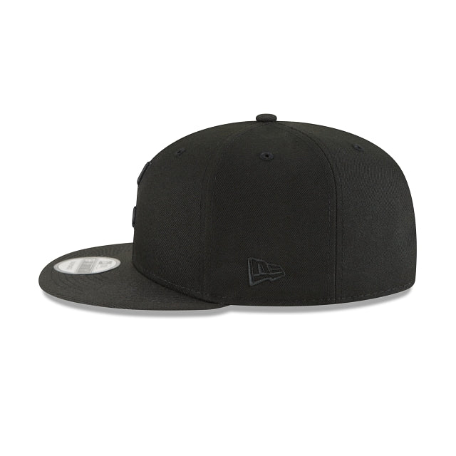 Cleveland Guardians Blackout Basic 9FIFTY Snapback Hat